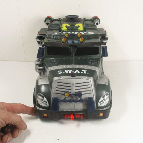 2002 TMNT SWAT Van Battle Shell Vehicle with 4 Teenage Mutant Ninja Turtles figu - Picture 3 of 12